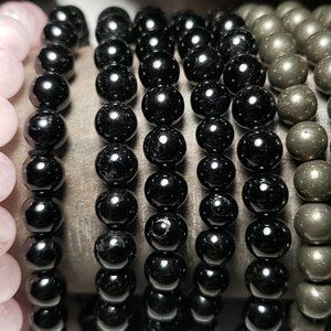 6mm Black Tourmaline Bracelets